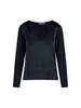 sandro-ferrone-blusa-manica-lunga-comby-nero