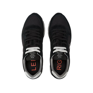 Sun68 sneakers Tom Solid in nylon e suede nero