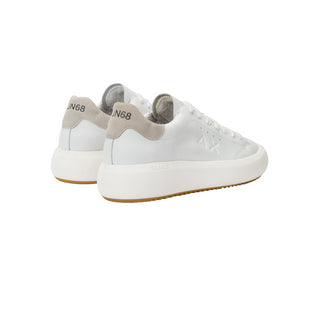 Sun68 sneakers Big Boy Leather in pelle bianco ecrù