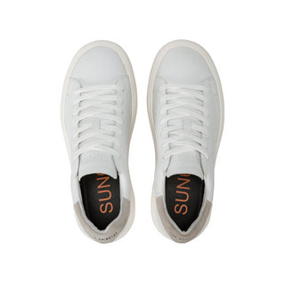 Sun68 sneakers Big Boy Leather in pelle bianco ecrù