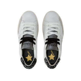 Sun68 sneakers in pelle Big Katy bianco argento