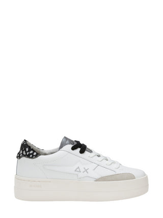 Sun68 sneakers in pelle Big Katy bianco argento