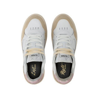 Sun68 sneakers basket love lady in pelle bianche