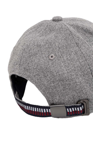 Tommy Hilfiger cappello Corporate in misto lana grigio