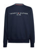 tommy-hilfiger-felpa-girocollo-con-logo-ricamato-blu