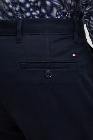 Tommy Hilfiger pantaloni Harlem in cotone stretch nero