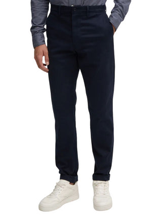 Tommy Hilfiger pantaloni Harlem in cotone stretch blu