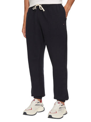 Tommy Hilfiger pantaloni joggers Essential con coulisse blu