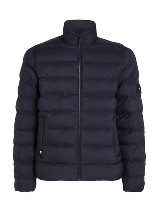 Tommy Hilfiger giubbino imbottito in nylon trapuntato blu