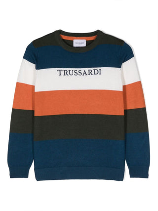 Trussardi maglia a righe Chris multicolor