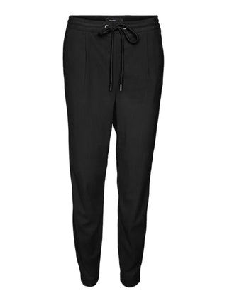 Vero Moda pantalone in velluto nora nero