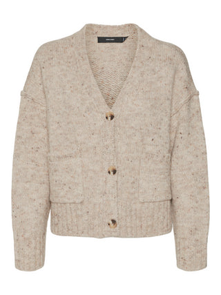 Vero Moda cardigan in maglia ingrid Beige