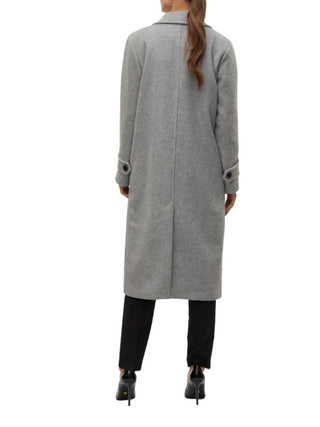 Vero Moda cappotto doppiopetto anna grigio melange