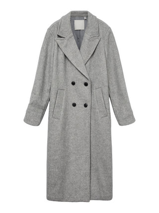 Vero Moda cappotto doppiopetto anna grigio melange