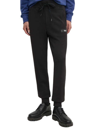 Versace Jeans Couture pantaloni joggers in felpa nero