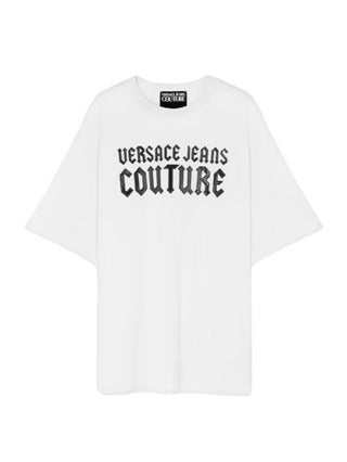 Versace Jeans Couture T-shirt manica corta con logo Goth bianco