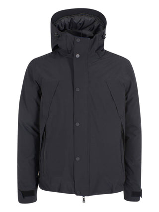 Yes Zee giubbino imbottito in softshell con cappuccio nero