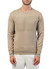 yes-zee-maglia-girocollo-in-misto-viscosa-beige