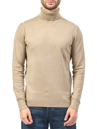 Yes Zee maglia dolcevita in misto viscosa beige