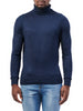 yes-zee-maglia-dolcevita-in-misto-viscosa-blu