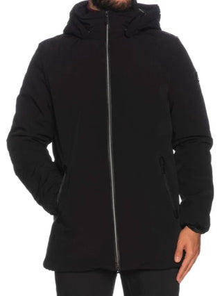 Yes Zee giubbino imbottito con cappuccio in softshell nero