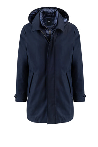 impermeabile imb.+ pettorina<BR/>interna staccabile CMA942PSH3 NAVY BLUE Add 