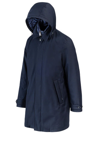impermeabile imb.+ pettorina<BR/>interna staccabile CMA942PSH3 NAVY BLUE Add 