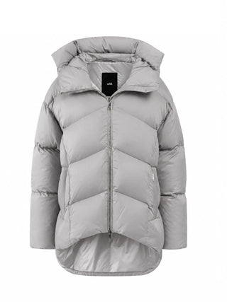 over in tessuto opaco con cappuccio GWA771AMAD ASH GREY Add 