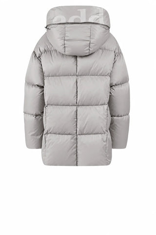 over in tessuto opaco con cappuccio GWA771AMAD ASH GREY Add 