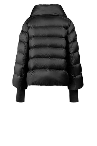 cappa in nylon satinato con polsini removibili JWA220NRAS BLACK Add 