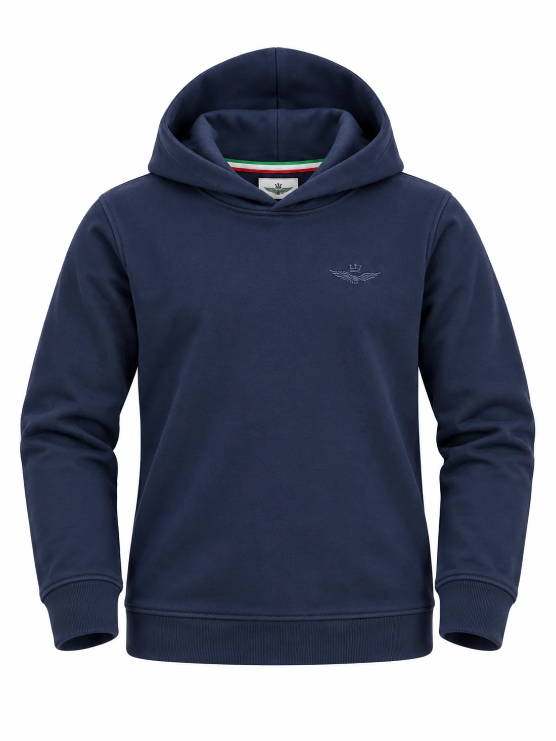 Aeronautica Militare felpa con cappuccio bambino blu