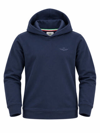 Aeronautica Militare felpa con cappuccio bambino blu 262FE0068A B08 AERONAUTICA MILITARE