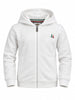 Aeronautica Militare felpa con zip e cappuccio bambino bianco