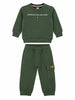 Aeronautica Militare tuta sportiva neonato felpa e pantaloni verde
