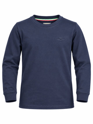 Aeronautica Militare T-shirt manica lunga bambino blu 262TS0055A B08 AERONAUTICA MILITARE