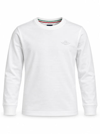 Aeronautica Militare T-shirt manica lunga bambino bianco 262TS0055A W02 AERONAUTICA MILITARE