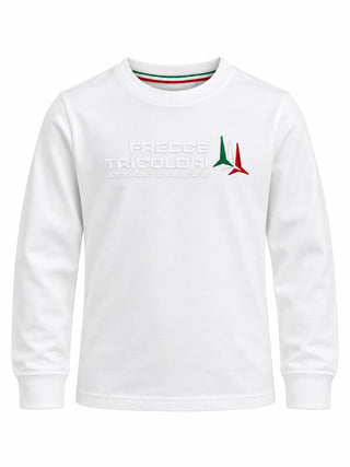Aeronautica Militare T-shirt manica lunga bambino bianco 262TS0071A W02 AERONAUTICA MILITARE