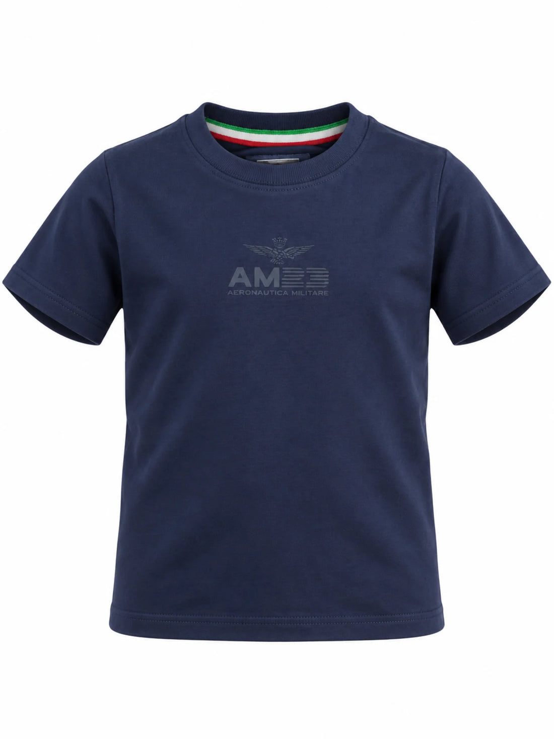 Aeronautica Militare T-shirt manica corta bambino con logo blu