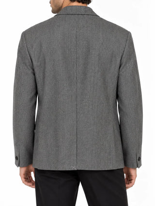 Alta Tensione giacca blazer doppiopetto uomo grigio melange 1630DP-TAMMY NERO ALTA TENSIONE