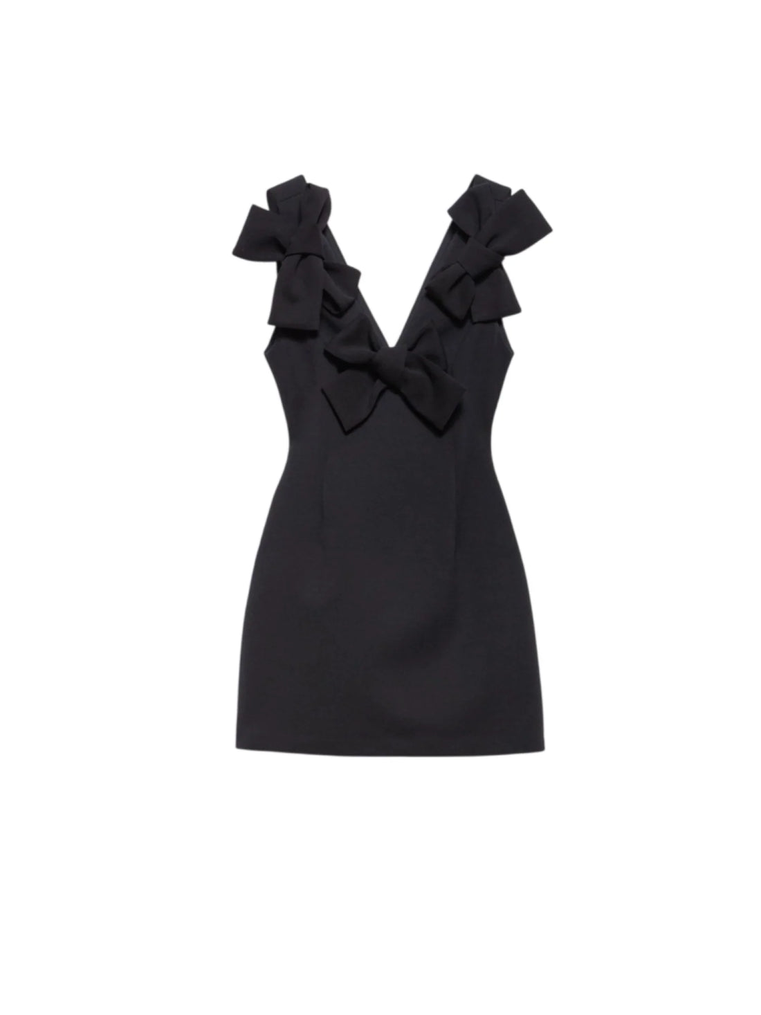 Aniye By abito corto Ribbon con fiocchi nero