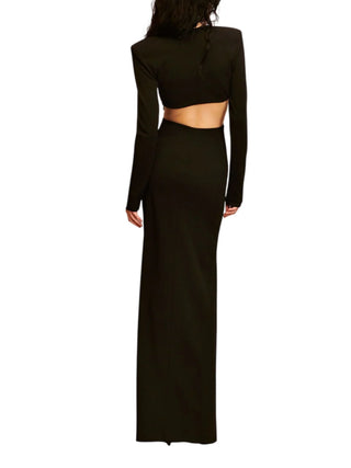 Aniye By abito lungo Dafne con cut out nero 181013 00336 ANIYE BY