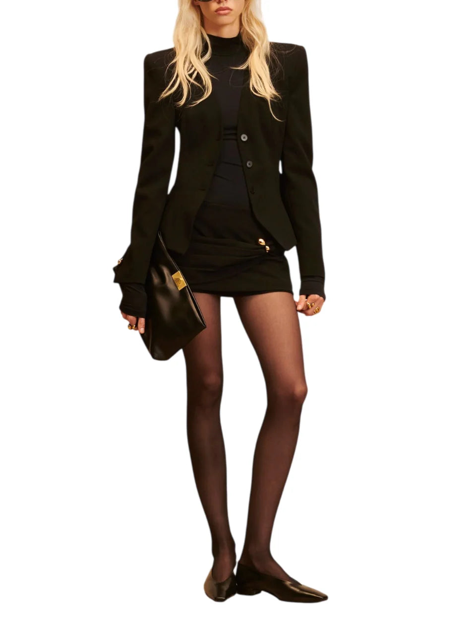 Aniye By giacca blazer Dafne monopetto nero