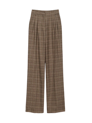 Aniye By pantaloni palazzo in fantasia check Baggy Cleo beige 181025 02457 ANIYE BY 