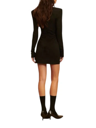 Aniye By abito corto donna Sienna manica lunga nero 181035 00336 ANIYE BY