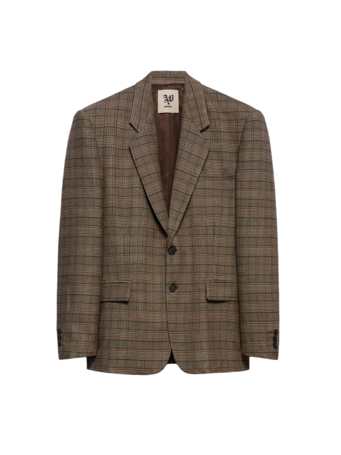 Aniye By giacca blazer donna in fantasia Principe di Galles Cleo beige