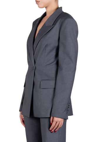 Aniye By giacca blazer Rio donna doppiopetto grigio melange 181098 01335 ANIYE BY 