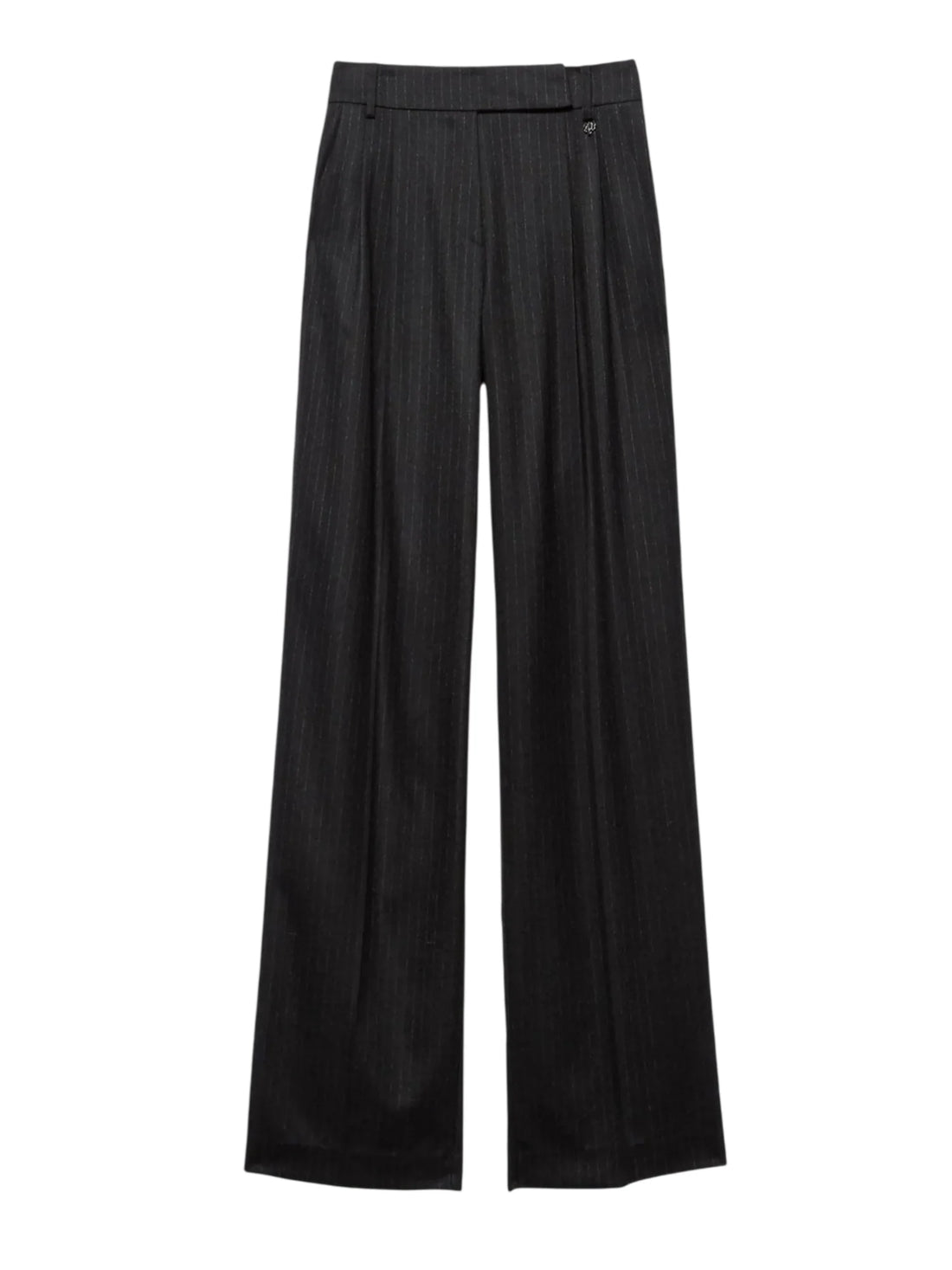 Aniye By pantaloni palazzo Colette Baggy fantasia gessata nero
