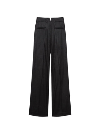 Aniye By pantaloni palazzo Colette Baggy fantasia gessata nero 181173 00336 ANIYE BY