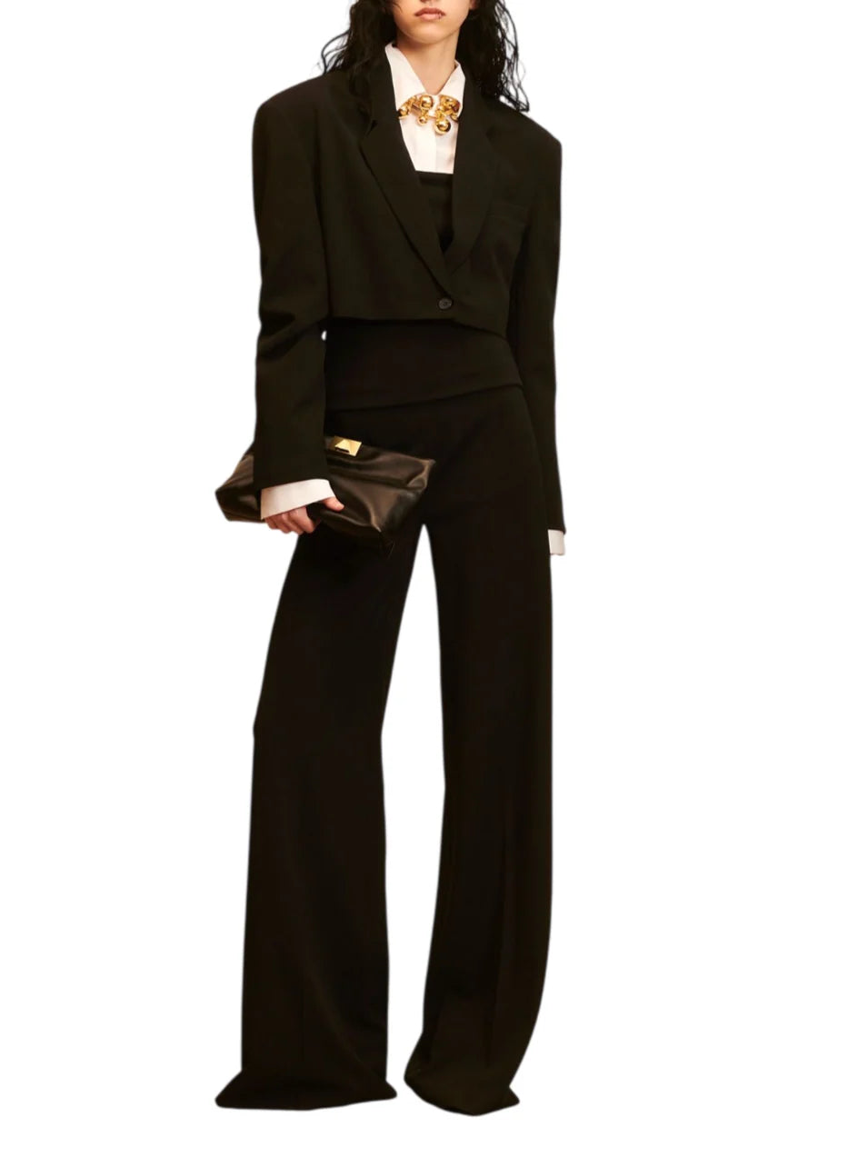 Aniye By pantaloni palazzo donna Dina nero