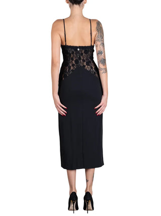 Aniye By abito midi Tahlia con pizzo nero 181339 00336 ANIYE BY